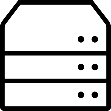 Uygulama UI, Web Tasarımı, Bulut ve Veri Yönetimi Ana Depolama Simgesi Siyah ve Beyaz PNG Uygulama UI, Web Tasarımı, Bulut ve Veri Yönetimi Kullanımı için Depolama Simgesi Simgesi