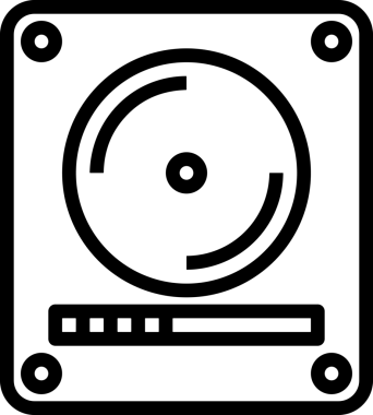 Uygulama UI, Web Tasarımı, Bulut ve Veri Yönetimi Ana Depolama Simgesi Siyah ve Beyaz PNG Uygulama UI, Web Tasarımı, Bulut ve Veri Yönetimi Kullanımı için Depolama Simgesi Simgesi
