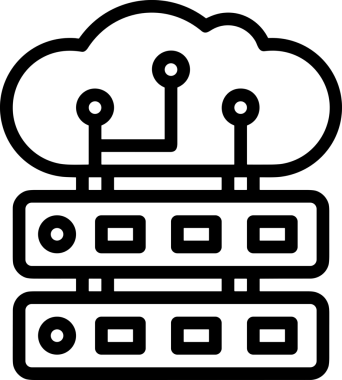 Uygulama UI, Web Tasarımı, Bulut ve Veri Yönetimi Ana Depolama Simgesi Siyah ve Beyaz PNG Uygulama UI, Web Tasarımı, Bulut ve Veri Yönetimi Kullanımı için Depolama Simgesi Simgesi