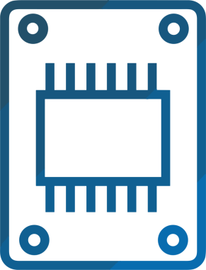 Uygulama UI, Web Tasarımı, Bulut ve Veri Yönetimi Kullanımı için Depolama Simgesi Siyah ve Beyaz PNG