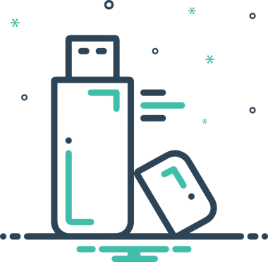 Uygulama UI, Web Tasarımı, Bulut ve Veri Yönetimi Kullanımı için Depolama Simgesi Siyah ve Beyaz PNG