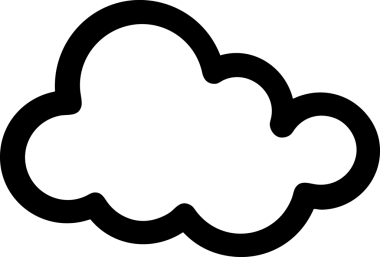 Uygulama UI, Web Tasarımı, Bulut ve Veri Yönetimi Kullanımı için Depolama Simgesi Siyah ve Beyaz PNG