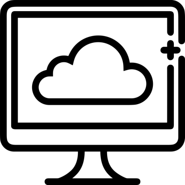 Uygulama UI, Web Tasarımı, Bulut ve Veri Yönetimi Kullanımı için Depolama Simgesi Siyah ve Beyaz PNG