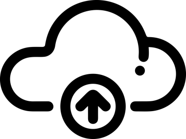 Uygulama UI, Web Tasarımı, Bulut ve Veri Yönetimi Kullanımı için Depolama Simgesi Siyah ve Beyaz PNG