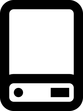 Uygulama UI, Web Tasarımı, Bulut ve Veri Yönetimi Ana Depolama Simgesi Siyah ve Beyaz PNG Uygulama UI, Web Tasarımı, Bulut ve Veri Yönetimi Kullanımı için Depolama Simgesi Simgesi