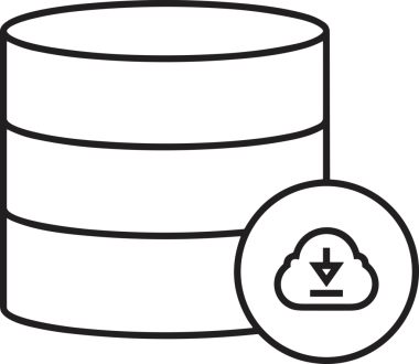 Uygulama UI, Web Tasarımı, Bulut ve Veri Yönetimi Ana Depolama Simgesi Siyah ve Beyaz PNG Uygulama UI, Web Tasarımı, Bulut ve Veri Yönetimi Kullanımı için Depolama Simgesi Simgesi