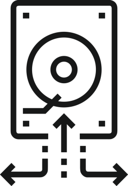 Uygulama UI, Web Tasarımı, Bulut ve Veri Yönetimi Ana Depolama Simgesi Siyah ve Beyaz PNG Uygulama UI, Web Tasarımı, Bulut ve Veri Yönetimi Kullanımı için Depolama Simgesi Simgesi