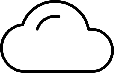 Uygulama UI, Web Tasarımı, Bulut ve Veri Yönetimi Kullanımı için Depolama Simgesi Siyah ve Beyaz PNG