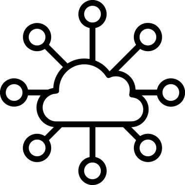 Uygulama UI, Web Tasarımı, Bulut ve Veri Yönetimi Kullanımı için Depolama Simgesi Siyah ve Beyaz PNG