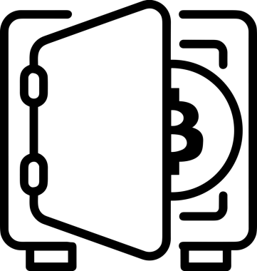 Uygulama UI, Web Tasarımı, Bulut ve Veri Yönetimi Kullanımı için Depolama Simgesi Siyah ve Beyaz PNG