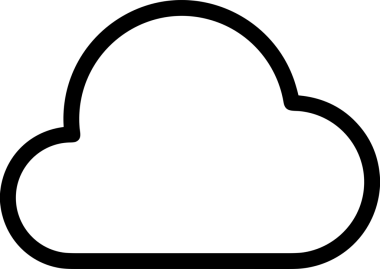 Uygulama UI, Web Tasarımı, Bulut ve Veri Yönetimi Kullanımı için Depolama Simgesi Siyah ve Beyaz PNG