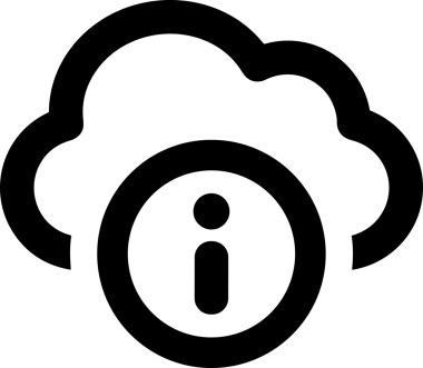 Uygulama UI, Web Tasarımı, Bulut ve Veri Yönetimi Kullanımı için Depolama Simgesi Siyah ve Beyaz PNG