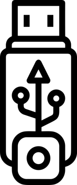 Uygulama UI, Web Tasarımı, Bulut ve Veri Yönetimi Kullanımı için Depolama Simgesi Siyah ve Beyaz PNG