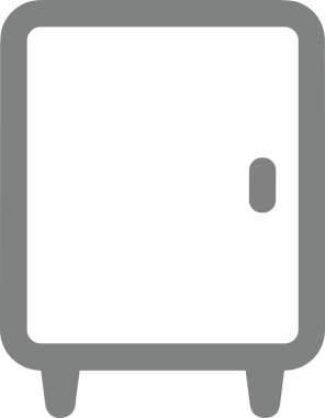 Uygulama UI, Web Tasarımı, Bulut ve Veri Yönetimi Kullanımı için Depolama Simgesi Siyah ve Beyaz PNG