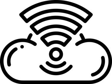 Uygulama UI, Web Tasarımı, Bulut ve Veri Yönetimi Kullanımı için Depolama Simgesi Siyah ve Beyaz PNG