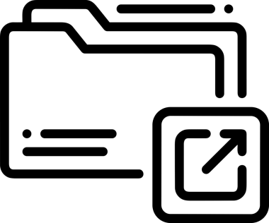 Uygulama UI, Web Tasarımı, Bulut ve Veri Yönetimi Kullanımı için Depolama Simgesi Siyah ve Beyaz PNG