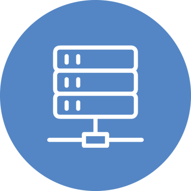 Uygulama UI, Web Tasarımı, Bulut ve Veri Yönetimi Kullanımı için Depolama Simgesi Siyah ve Beyaz PNG