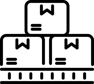 Uygulama UI, Web Tasarımı, Bulut ve Veri Yönetimi Kullanımı için Depolama Simgesi Siyah ve Beyaz PNG