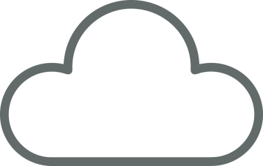 Uygulama UI, Web Tasarımı, Bulut ve Veri Yönetimi Kullanımı için Depolama Simgesi Siyah ve Beyaz PNG