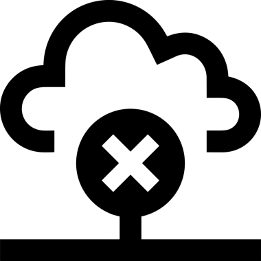 Uygulama UI, Web Tasarımı, Bulut ve Veri Yönetimi Kullanımı için Depolama Simgesi Siyah ve Beyaz PNG