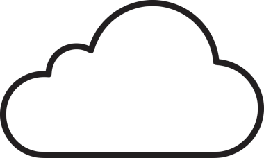 Uygulama UI, Web Tasarımı, Bulut ve Veri Yönetimi Kullanımı için Depolama Simgesi Siyah ve Beyaz PNG