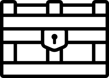 Uygulama UI, Web Tasarımı, Bulut ve Veri Yönetimi Kullanımı için Depolama Simgesi Siyah ve Beyaz PNG