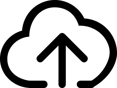 Uygulama UI, Web Tasarımı, Bulut ve Veri Yönetimi Kullanımı için Depolama Simgesi Siyah ve Beyaz PNG