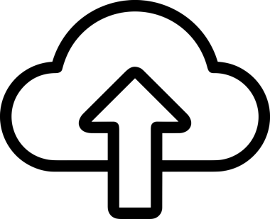 Uygulama UI, Web Tasarımı, Bulut ve Veri Yönetimi Kullanımı için Depolama Simgesi Siyah ve Beyaz PNG