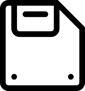 Uygulama UI, Web Tasarımı, Bulut ve Veri Yönetimi Kullanımı için Depolama Simgesi Siyah ve Beyaz PNG