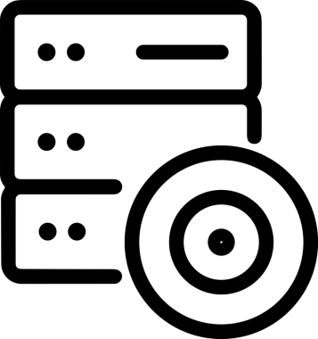 Uygulama UI, Web Tasarımı, Bulut ve Veri Yönetimi Ana Depolama Simgesi Siyah ve Beyaz PNG Uygulama UI, Web Tasarımı, Bulut ve Veri Yönetimi Kullanımı için Depolama Simgesi Simgesi