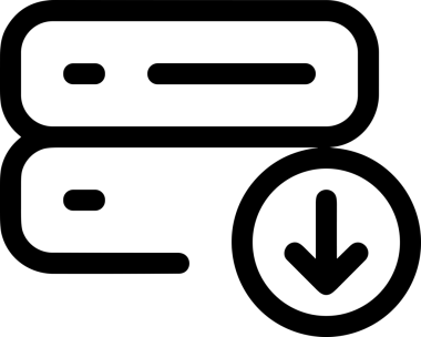 Uygulama UI, Web Tasarımı, Bulut ve Veri Yönetimi Ana Depolama Simgesi Siyah ve Beyaz PNG Uygulama UI, Web Tasarımı, Bulut ve Veri Yönetimi Kullanımı için Depolama Simgesi Simgesi