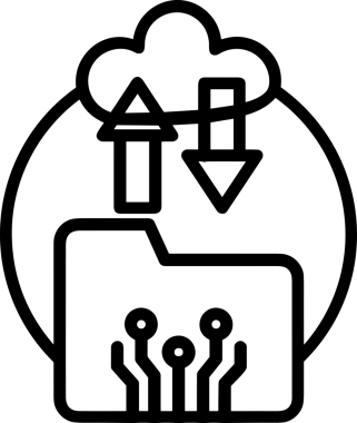 Uygulama UI, Web Tasarımı, Bulut ve Veri Yönetimi Ana Depolama Simgesi Siyah ve Beyaz PNG Uygulama UI, Web Tasarımı, Bulut ve Veri Yönetimi Kullanımı için Depolama Simgesi Simgesi