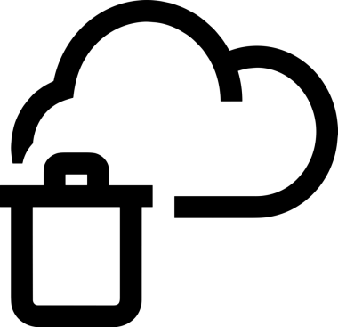 Uygulama UI, Web Tasarımı, Bulut ve Veri Yönetimi Kullanımı için Depolama Simgesi Siyah ve Beyaz PNG