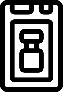 Uygulama UI, Web Tasarımı, Bulut ve Veri Yönetimi Kullanımı için Depolama Simgesi Siyah ve Beyaz PNG