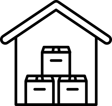 Uygulama UI, Web Tasarımı, Bulut ve Veri Yönetimi Kullanımı için Depolama Simgesi Siyah ve Beyaz PNG