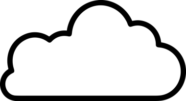 Uygulama UI, Web Tasarımı, Bulut ve Veri Yönetimi Kullanımı için Depolama Simgesi Siyah ve Beyaz PNG