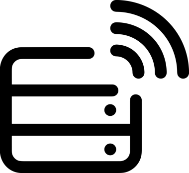 Uygulama UI, Web Tasarımı, Bulut ve Veri Yönetimi Kullanımı için Depolama Simgesi Siyah ve Beyaz PNG