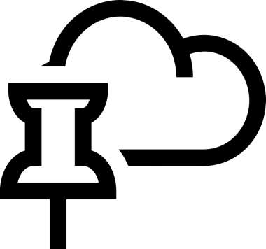 Uygulama UI, Web Tasarımı, Bulut ve Veri Yönetimi Kullanımı için Depolama Simgesi Siyah ve Beyaz PNG