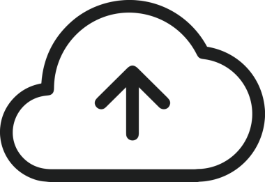 Uygulama UI, Web Tasarımı, Bulut ve Veri Yönetimi Kullanımı için Depolama Simgesi Siyah ve Beyaz PNG