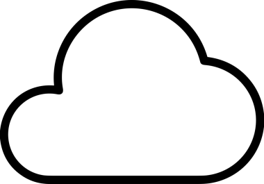 Uygulama UI, Web Tasarımı, Bulut ve Veri Yönetimi Kullanımı için Depolama Simgesi Siyah ve Beyaz PNG