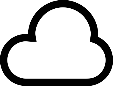 Uygulama UI, Web Tasarımı, Bulut ve Veri Yönetimi Kullanımı için Depolama Simgesi Siyah ve Beyaz PNG