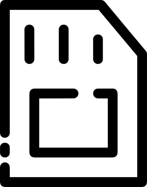 Uygulama UI, Web Tasarımı, Bulut ve Veri Yönetimi Kullanımı için Depolama Simgesi Siyah ve Beyaz PNG