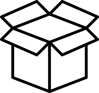 Uygulama UI, Web Tasarımı, Bulut ve Veri Yönetimi Kullanımı için Depolama Simgesi Siyah ve Beyaz PNG