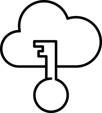 Uygulama UI, Web Tasarımı, Bulut ve Veri Yönetimi Kullanımı için Depolama Simgesi Siyah ve Beyaz PNG