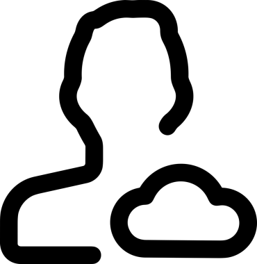 Uygulama UI, Web Tasarımı, Bulut ve Veri Yönetimi Kullanımı için Depolama Simgesi Siyah ve Beyaz PNG