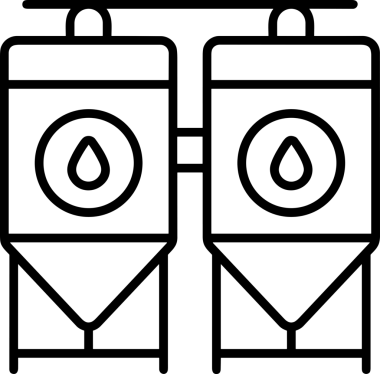 Uygulama UI, Web Tasarımı, Bulut ve Veri Yönetimi Kullanımı için Depolama Simgesi Siyah ve Beyaz PNG