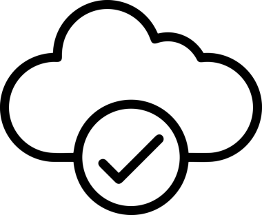Uygulama UI, Web Tasarımı, Bulut ve Veri Yönetimi Kullanımı için Depolama Simgesi Siyah ve Beyaz PNG