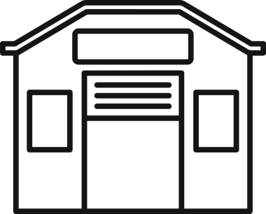 Uygulama UI, Web Tasarımı, Bulut ve Veri Yönetimi Kullanımı için Depolama Simgesi Siyah ve Beyaz PNG