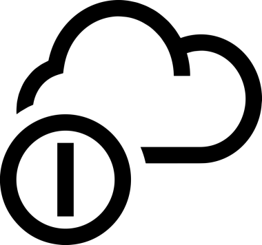 Uygulama UI, Web Tasarımı, Bulut ve Veri Yönetimi Kullanımı için Depolama Simgesi Siyah ve Beyaz PNG