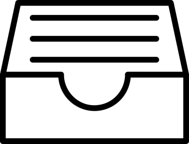 Uygulama UI, Web Tasarımı, Bulut ve Veri Yönetimi Kullanımı için Depolama Simgesi Siyah ve Beyaz PNG